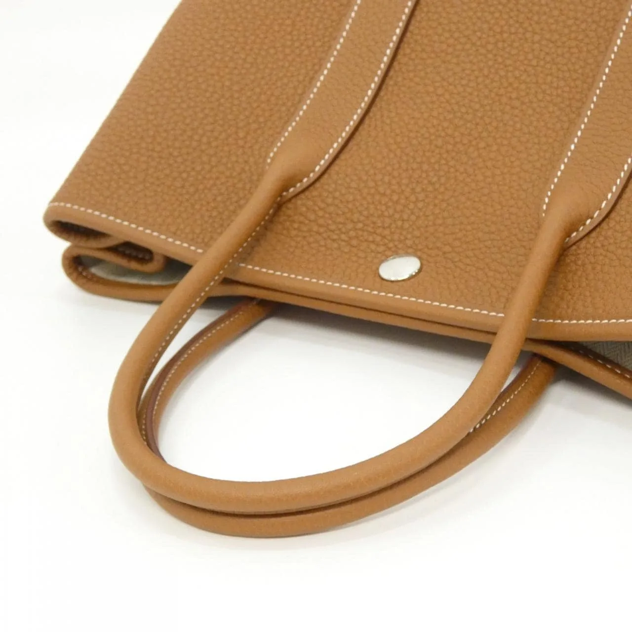 HERMES Garden Party 051568CK Tote Gold Unused - Thumbnail 3
