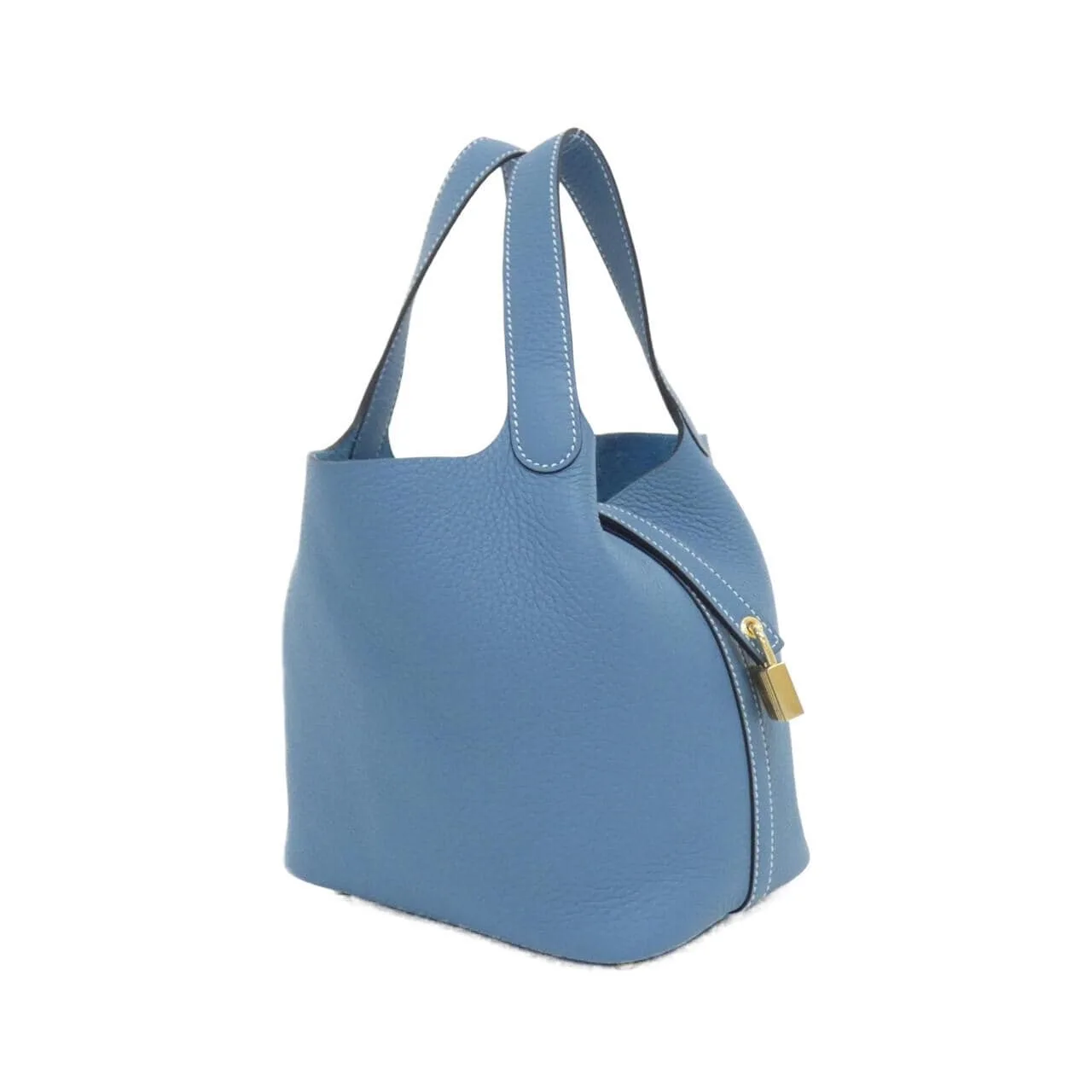 HERMES Picotin 056289CC Handbag Clemence