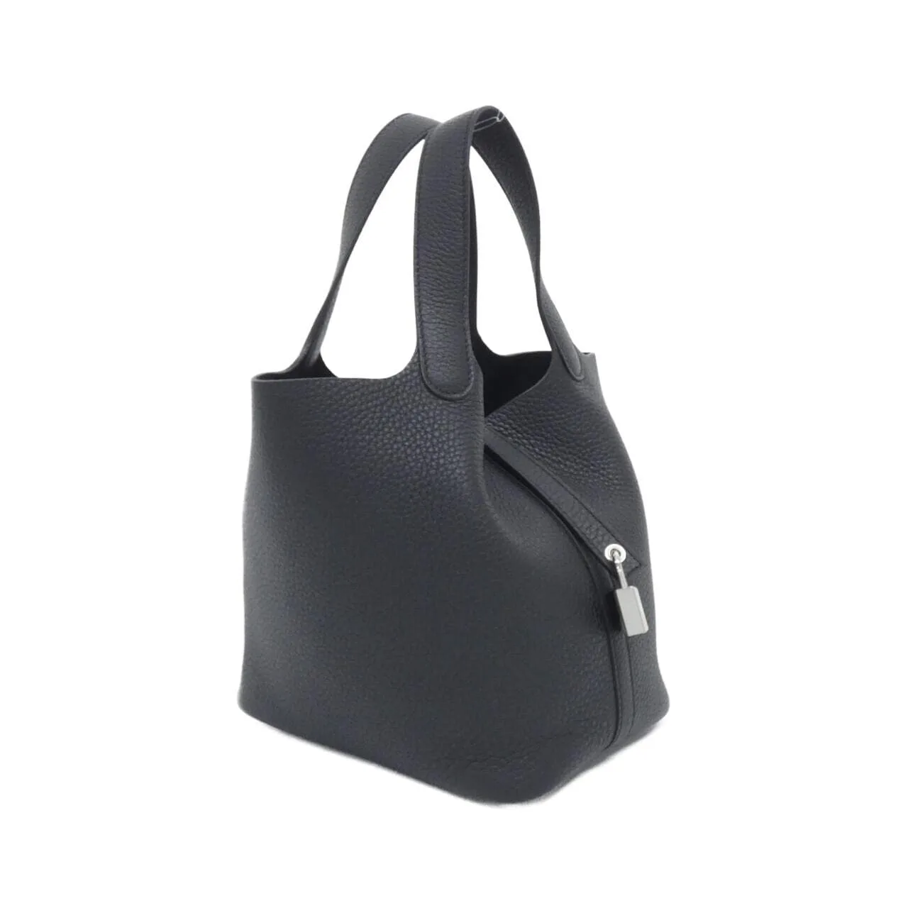 HERMES Picotin 056289CK Handbag Clemence