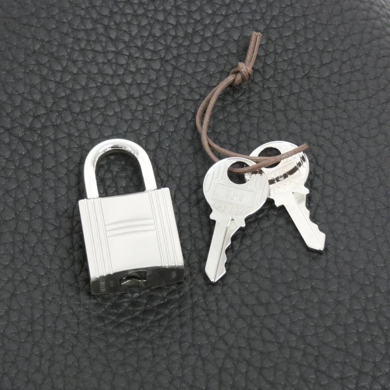 HERMES Picotin 056289CK Handbag Clemence Black Clemence Leather Unused - Thumbnail 3