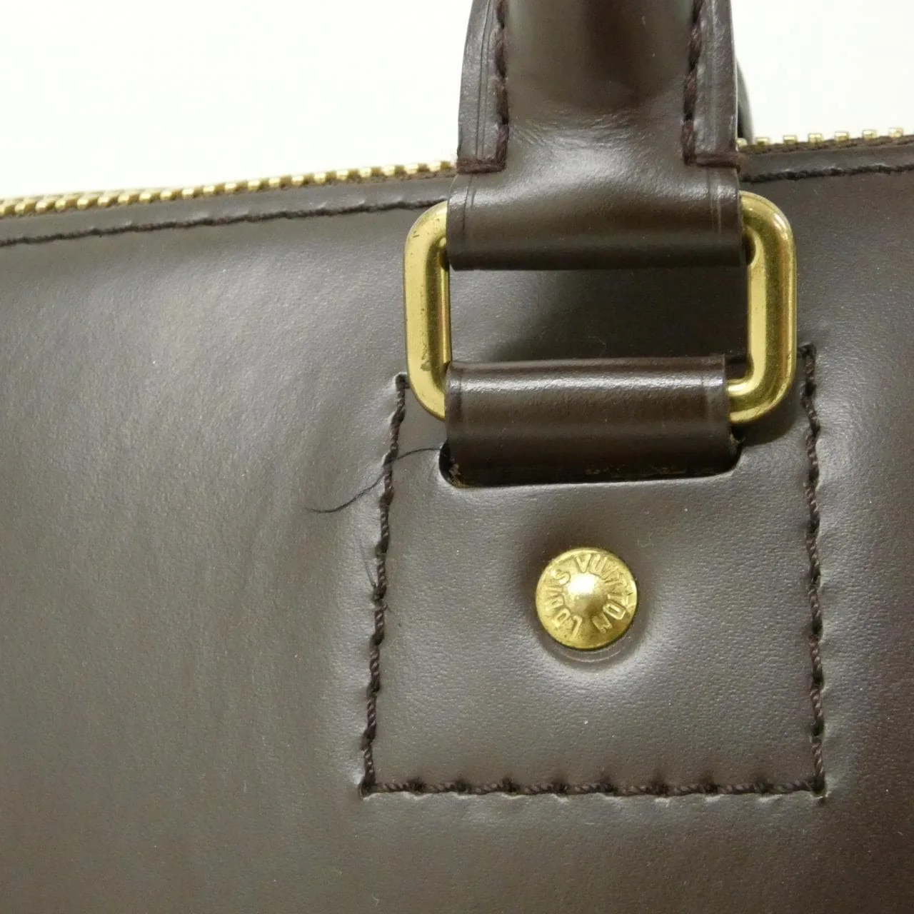 LOUIS VUITTON N41165 Boston Damier 黑色 Damier 中古品A - 縮圖 7