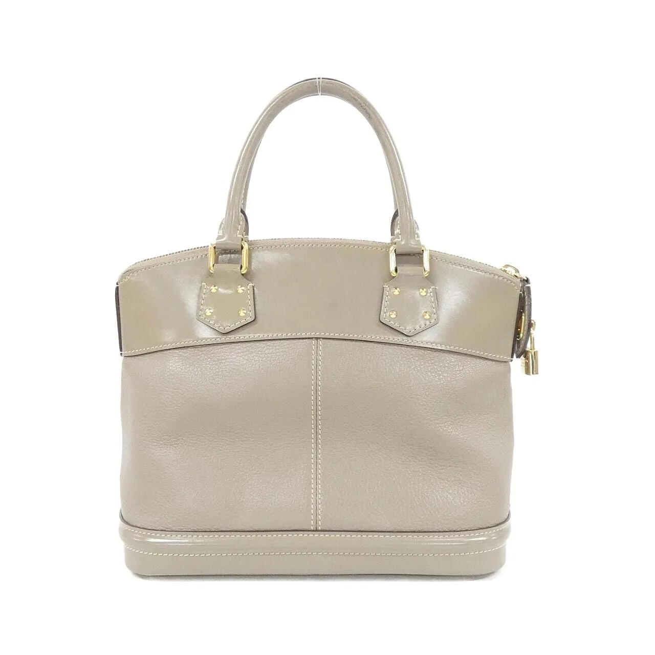 LOUIS VUITTON Lockit M91790 手提包 皮革 黑色 皮革 中古品B - 縮圖 2
