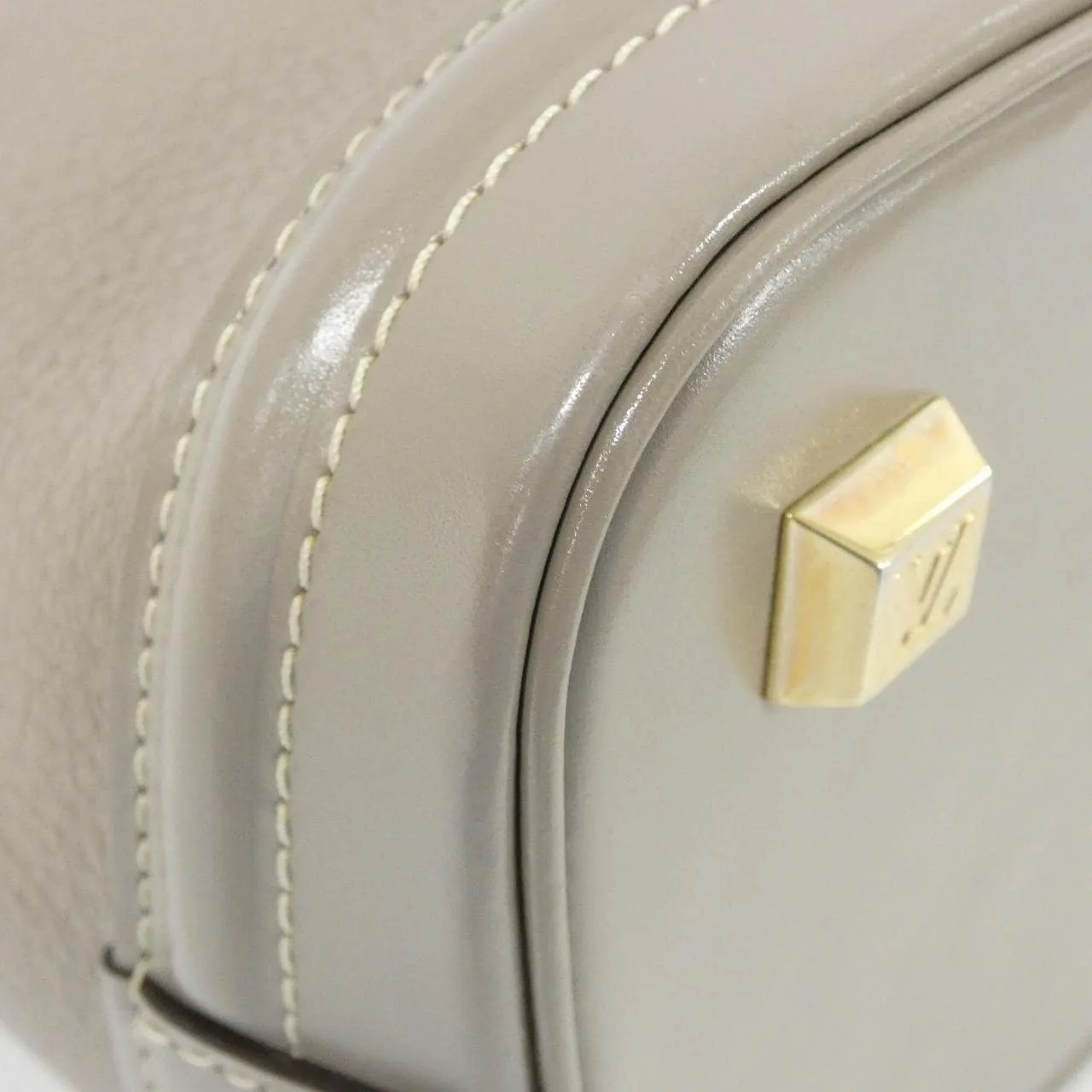 LOUIS VUITTON Lockit M91790 手提包 皮革 黑色 皮革 中古品B - 縮圖 3