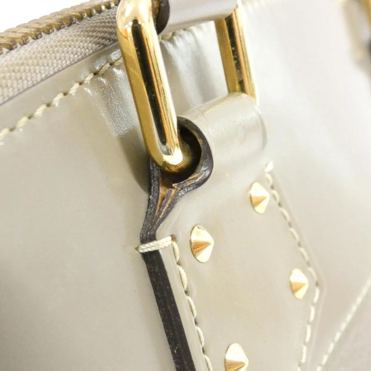 LOUIS VUITTON Lockit M91790 手提包 皮革 黑色 皮革 中古品B - 縮圖 8