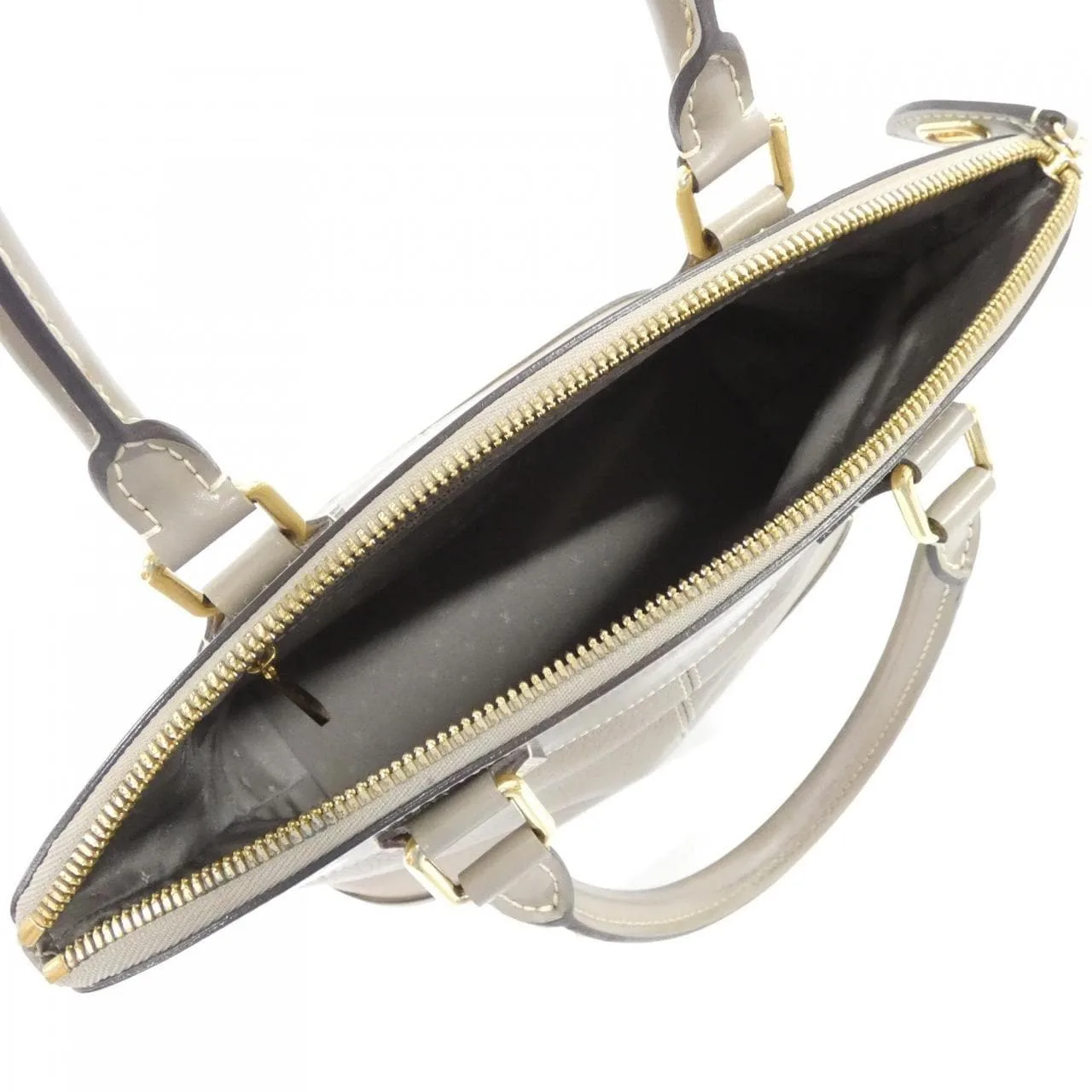 LOUIS VUITTON Lockit M91790 手提包 皮革 黑色 皮革 中古品B - 縮圖 9
