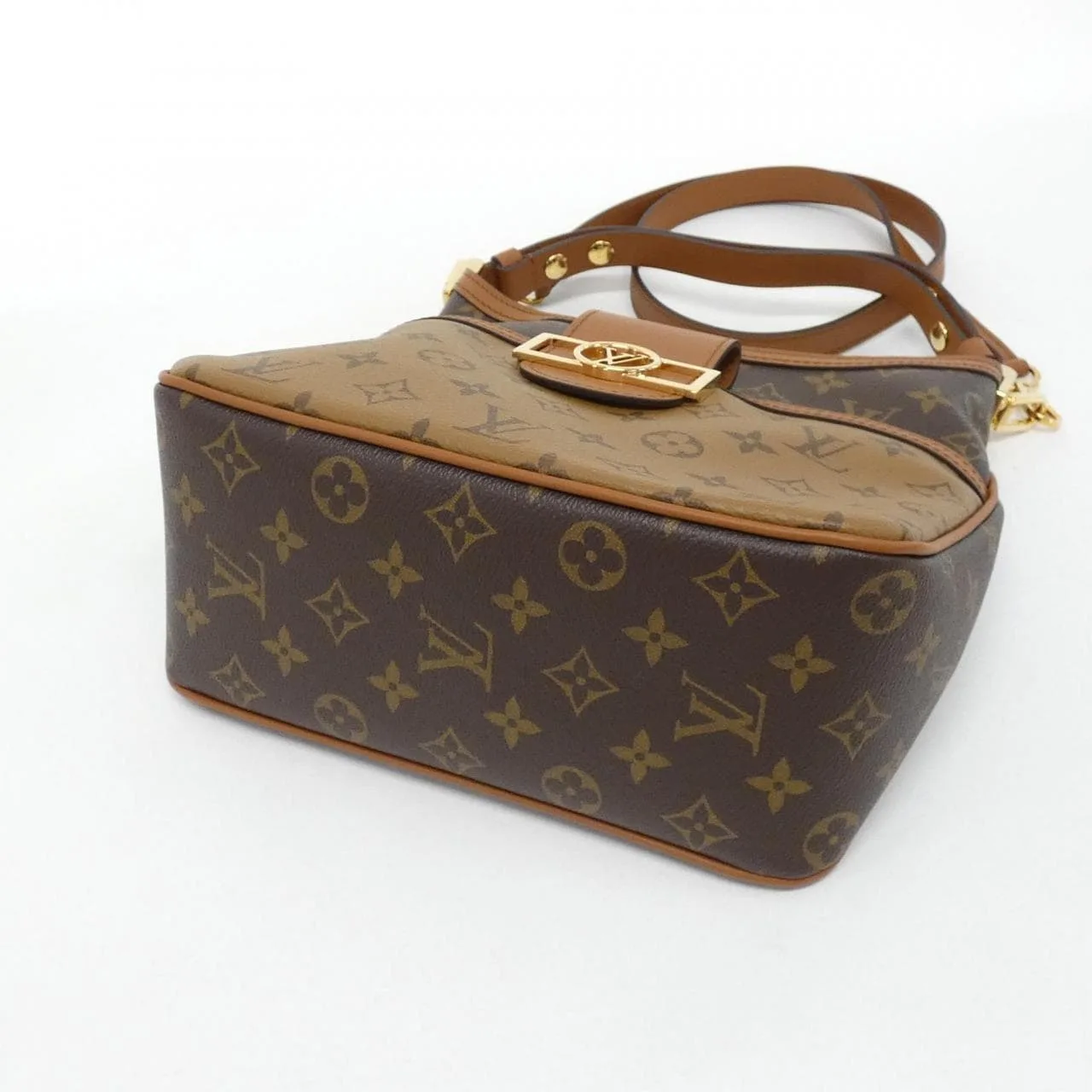 LOUIS VUITTON Dauphine M45194 肩背包 Monogram 黑色 Monogram 中古品A - 縮圖 3