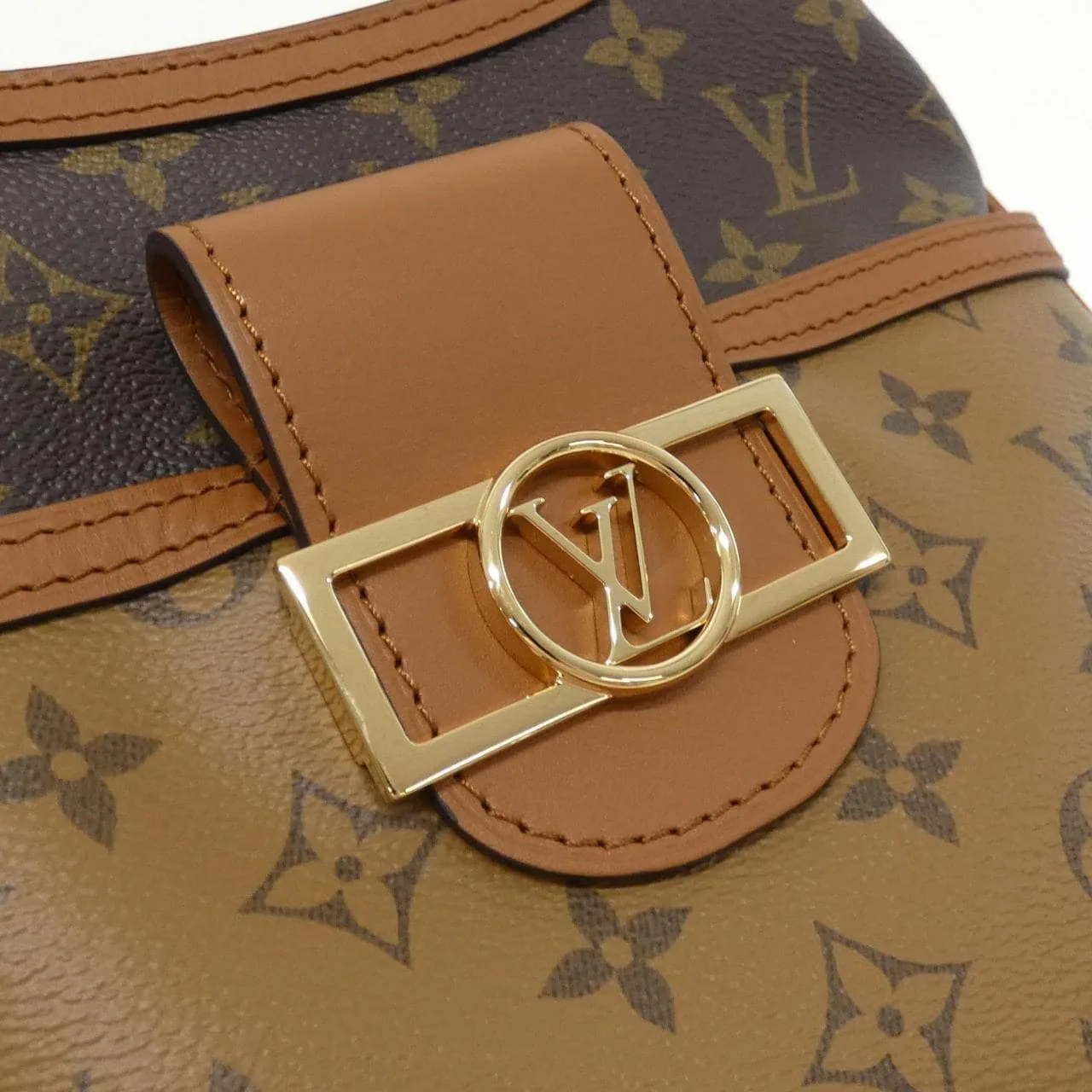 LOUIS VUITTON Dauphine M45194 肩背包 Monogram 黑色 Monogram 中古品A - 縮圖 4