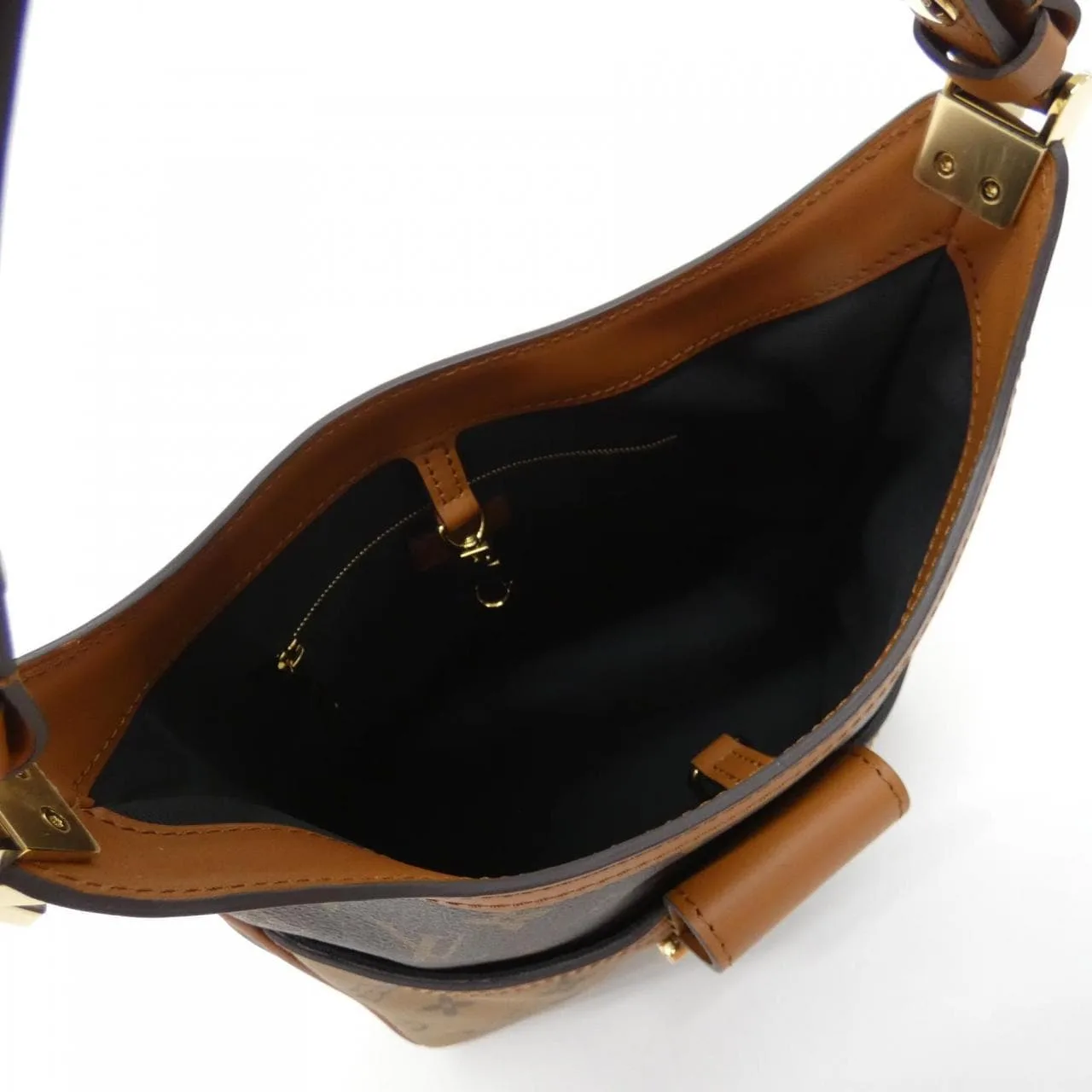LOUIS VUITTON Dauphine M45194 肩背包 Monogram 黑色 Monogram 中古品A - 縮圖 6
