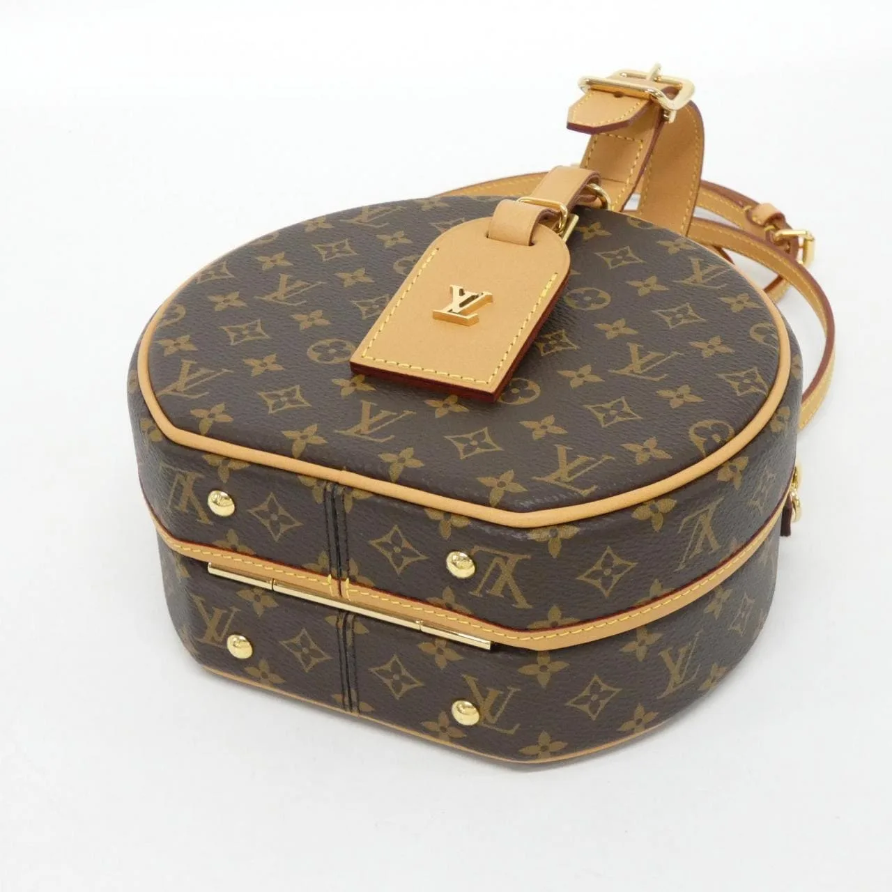 LOUIS VUITTON M43514 Handbag Monogram 黑色 Monogram 中古品A - 縮圖 3