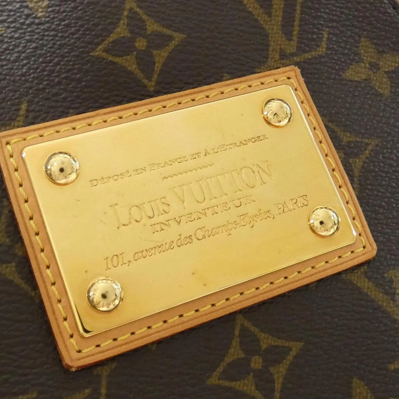 LOUIS VUITTON M56382 Shoulder Monogram 黑色 Monogram 中古品A - 縮圖 7