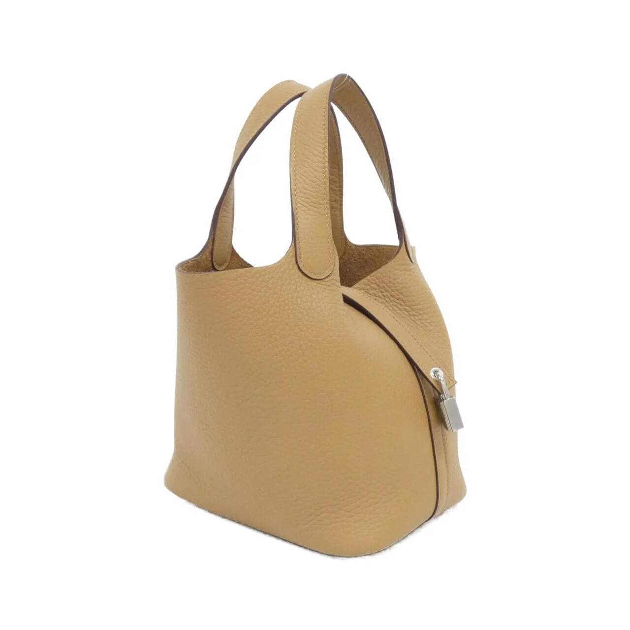 HERMES Picotin 056289CK Handbag Clemence