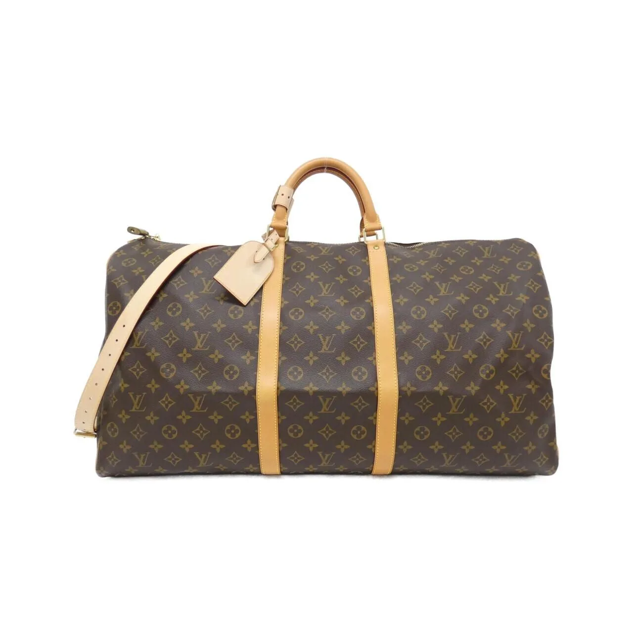 LOUIS VUITTON Keepall M41412 Boston Monogram Black