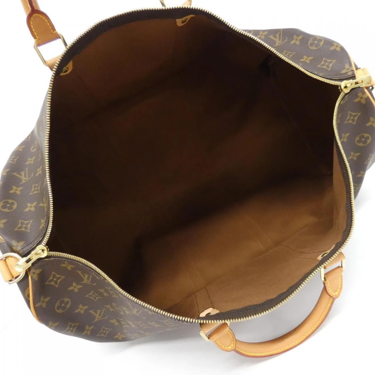 LOUIS VUITTON Keepall M41412 Boston Monogram 黑色 Monogram 中古品A - 縮圖 8