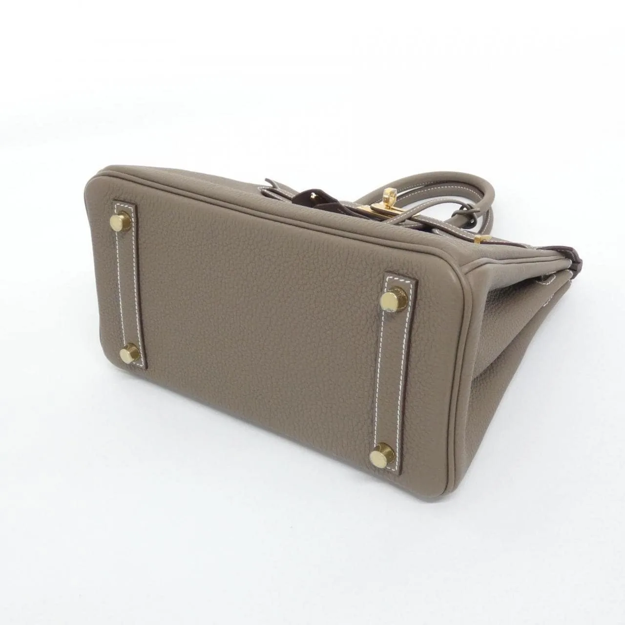 HERMES Birkin 041344CC Handbag Togo Etoupe Togo Leather Unused - Thumbnail 3