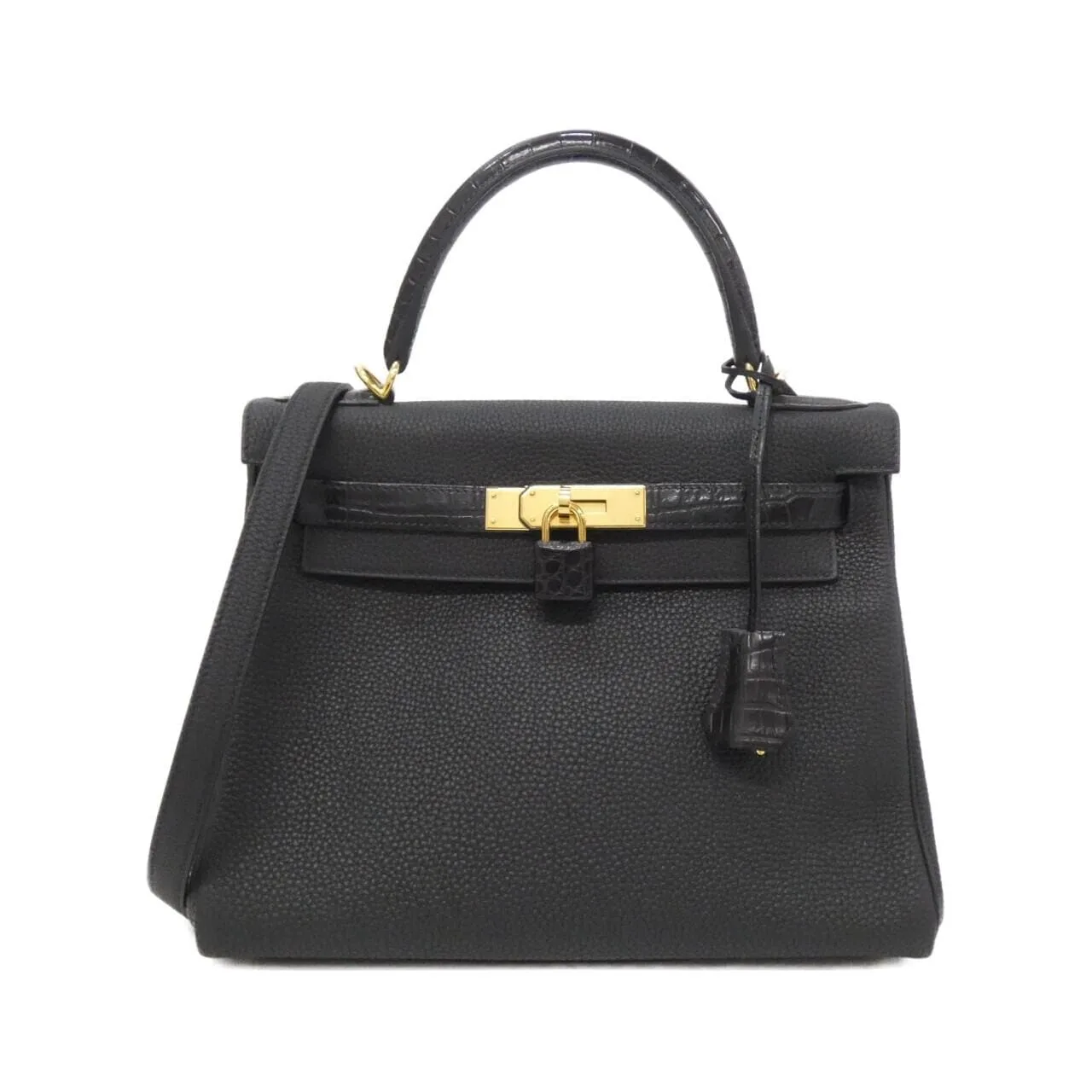 HERMES Kelly 077865CC Handbag Togo