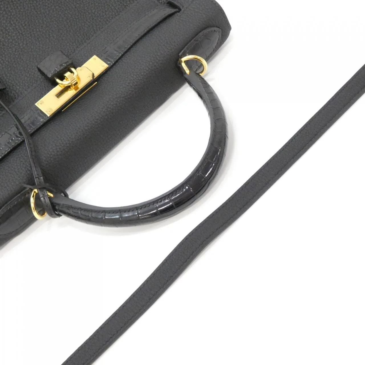 HERMES Kelly 077865CC Handbag Togo 5
