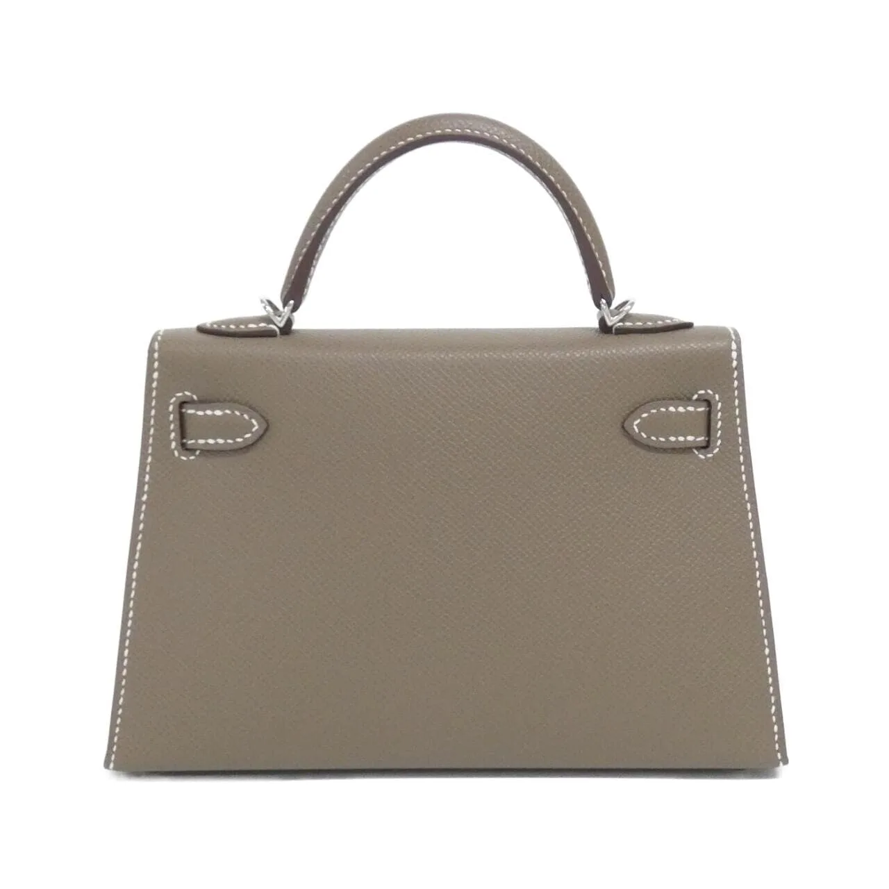 HERMES Kelly 071302CK Handbag Epsom Etoupe Epsom Leather Unused - Thumbnail 2