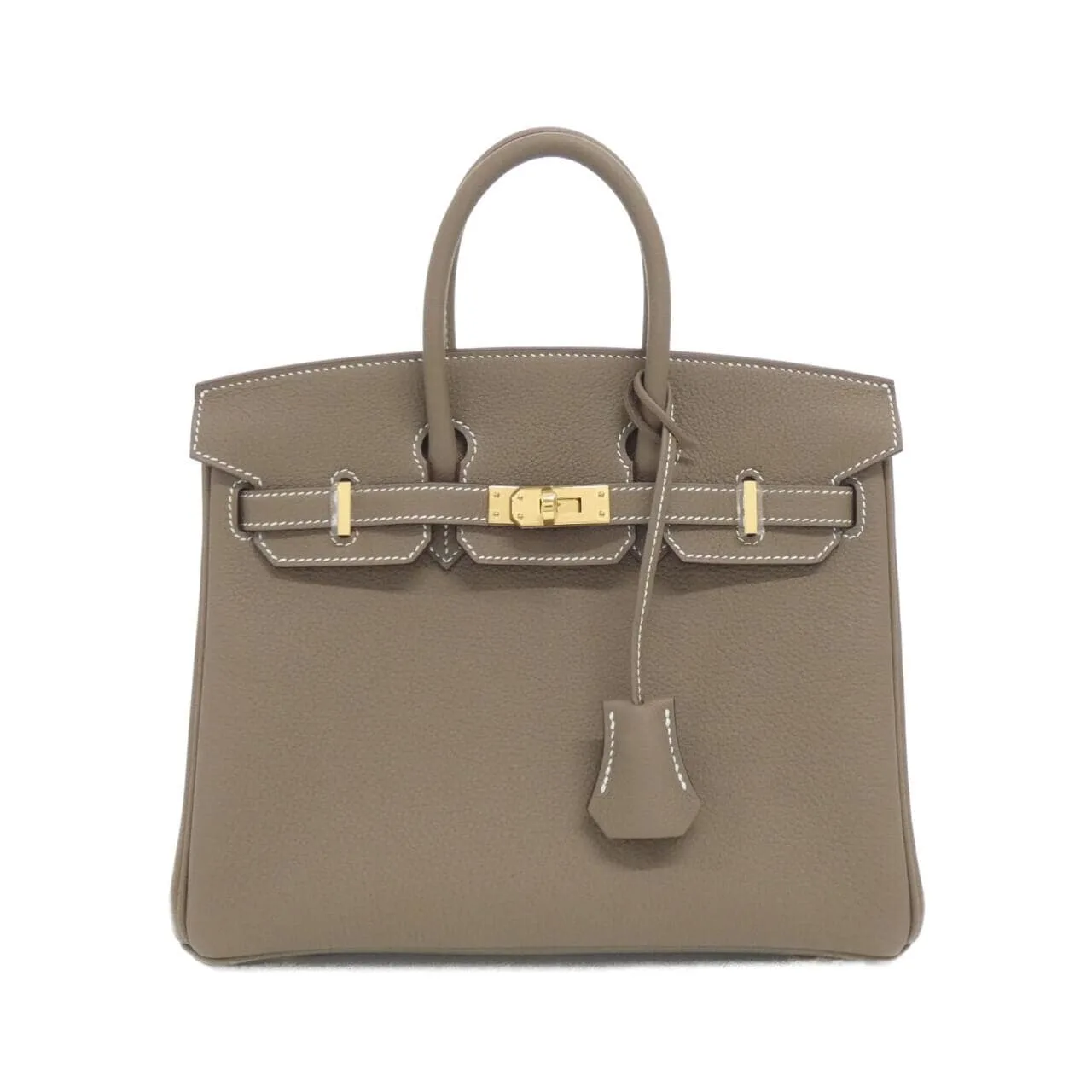 HERMES Birkin 041344CC Handbag Togo Etoupe