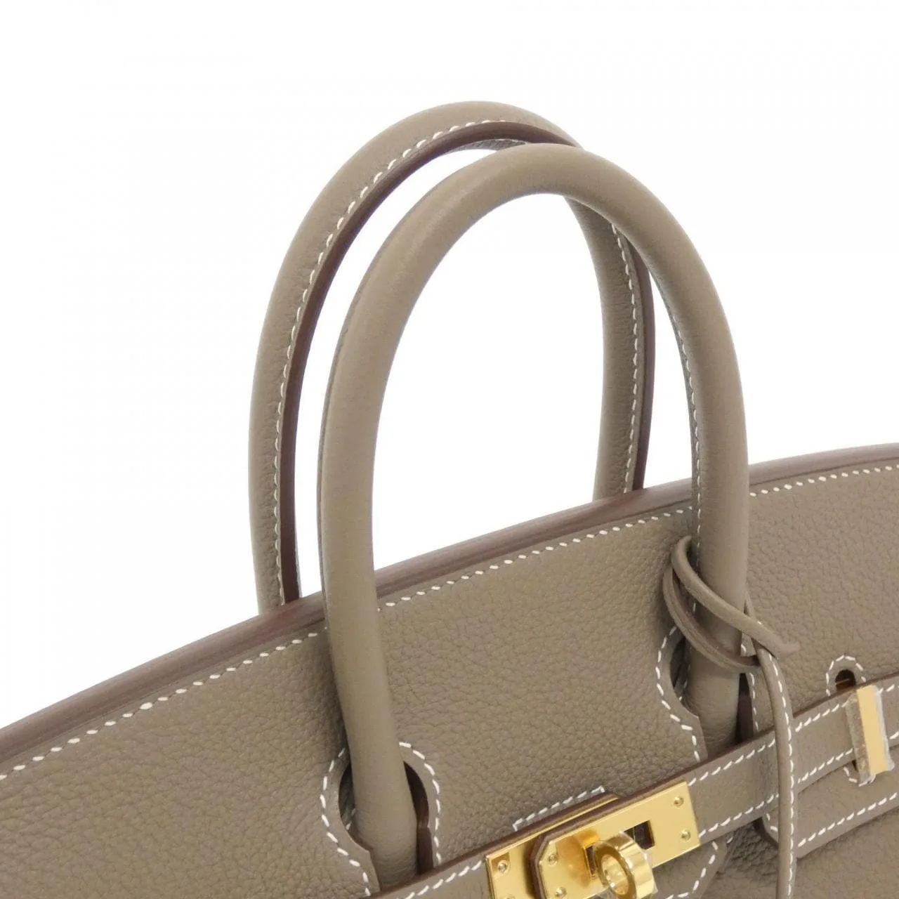HERMES Birkin 041344CC Handbag Togo Etoupe Togo Leather Unused - Thumbnail 5
