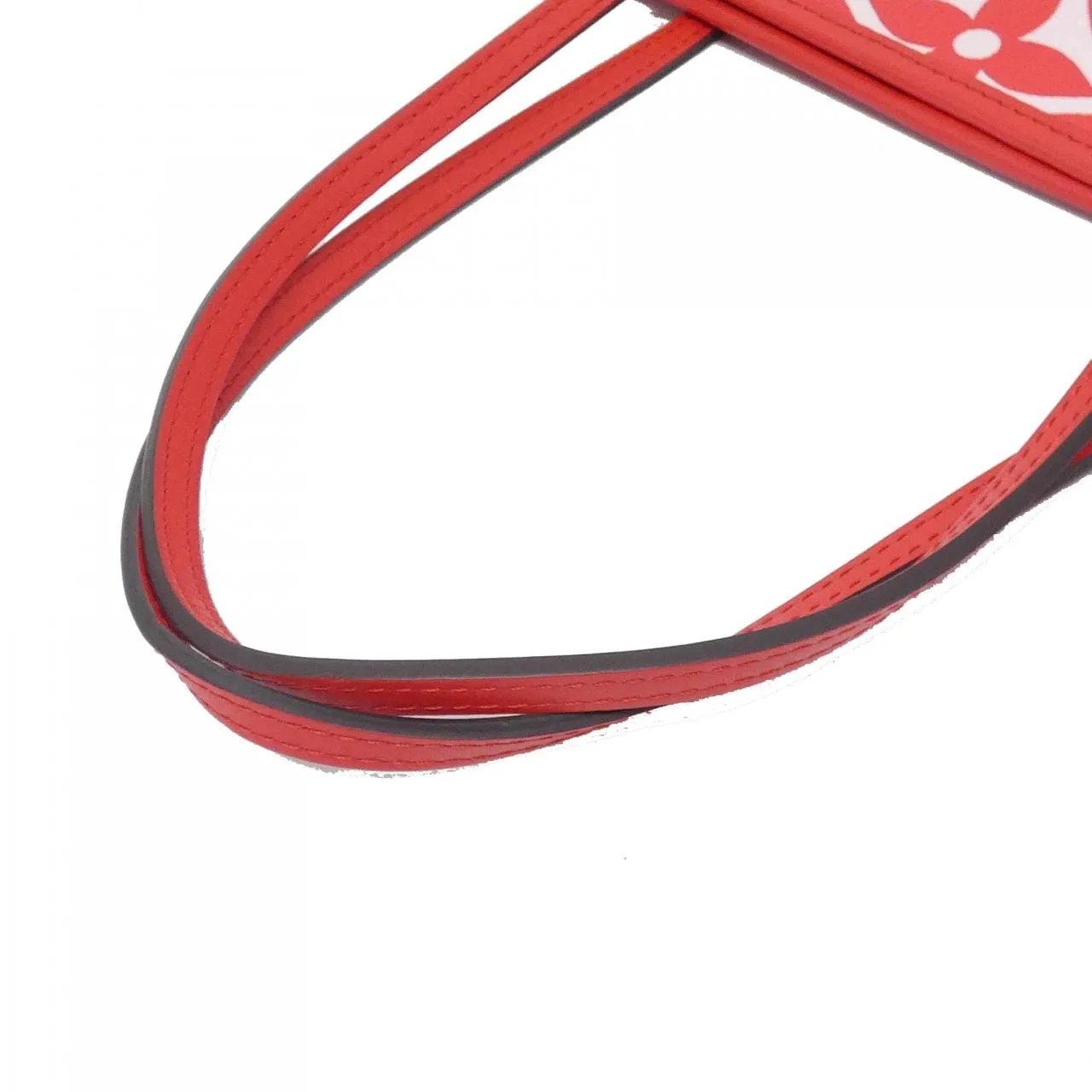 LOUIS VUITTON Neverfull M45127 托特包 帆布 Rouge 帆布 中古品A - 縮圖 5