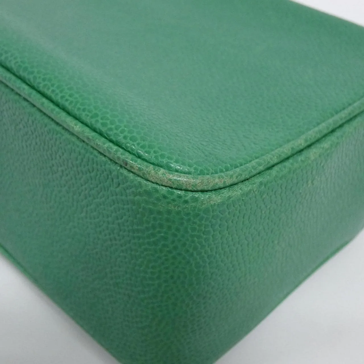 CHANEL Shoulder Caviar Leather 3