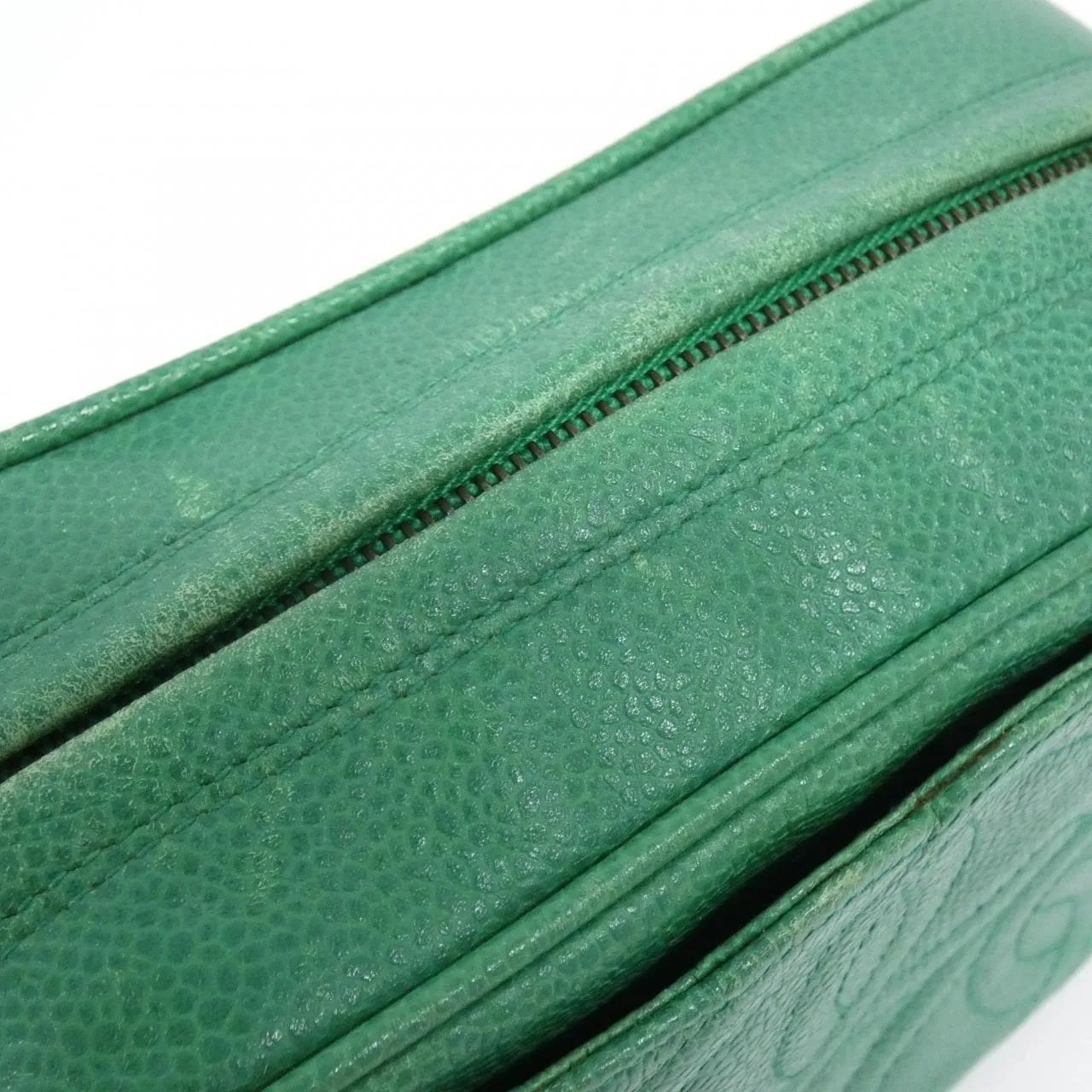 CHANEL Shoulder Caviar Leather 5