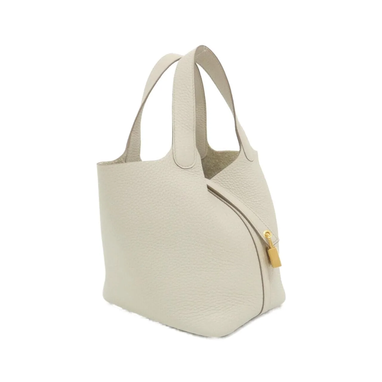 HERMES Picotin 056289CC Handbag Clemence