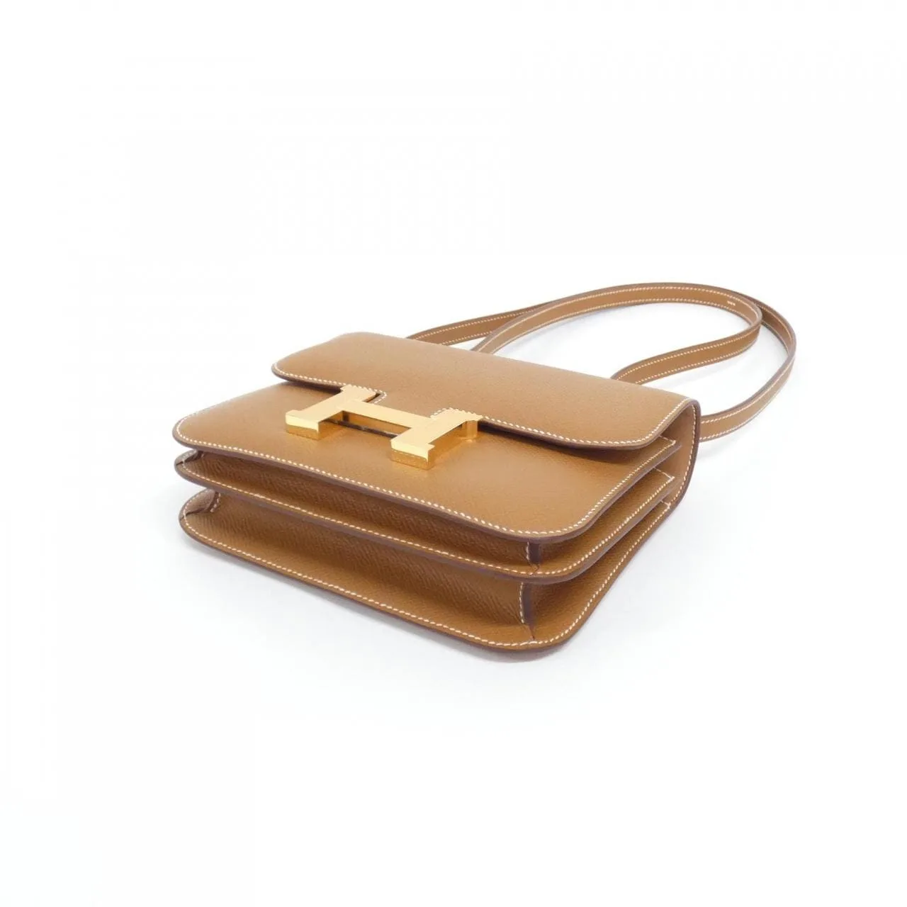 HERMES Constance 083905CC Shoulder Epsom Gold Epsom Leather Unused - Thumbnail 3