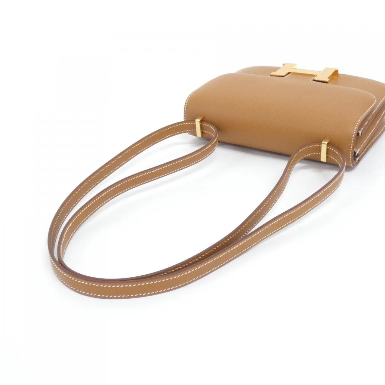 HERMES Constance 083905CC Shoulder Epsom Gold Epsom Leather Unused - Thumbnail 4
