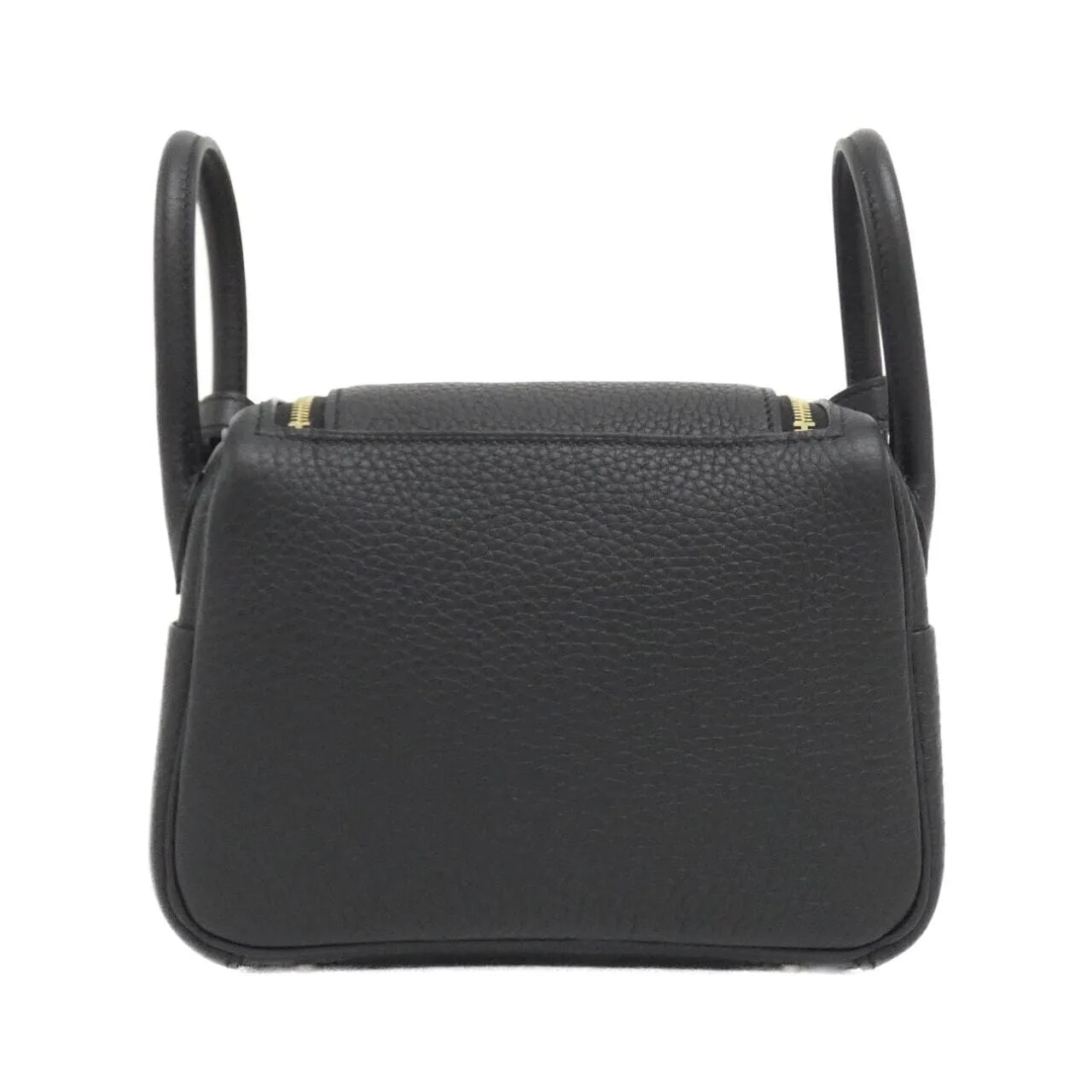 HERMES Lindy 085956CC Shoulder Clemence Black Clemence Leather Unused - Thumbnail 2