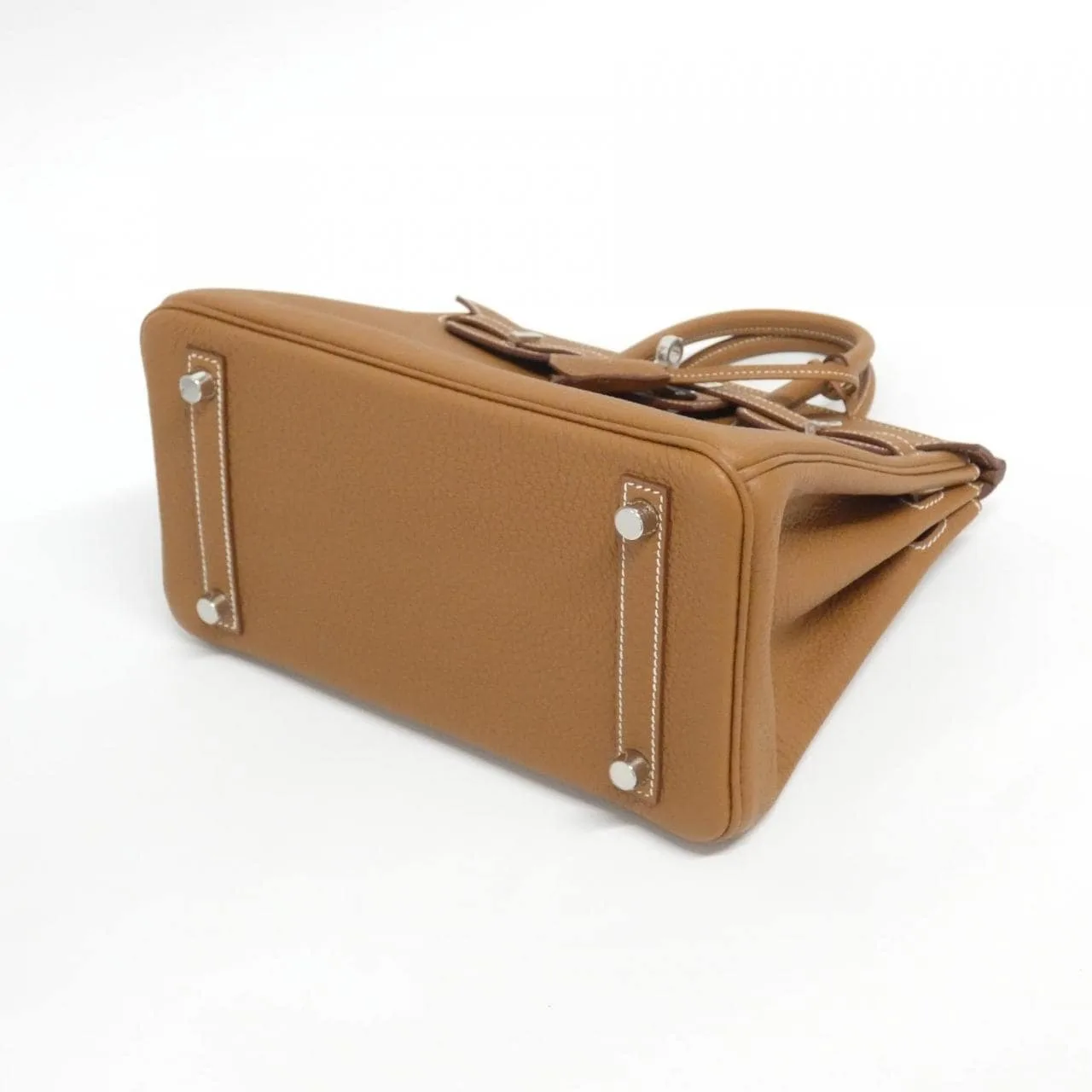 HERMES Birkin 041344CK Handbag Togo Gold Togo Leather Unused - Thumbnail 3