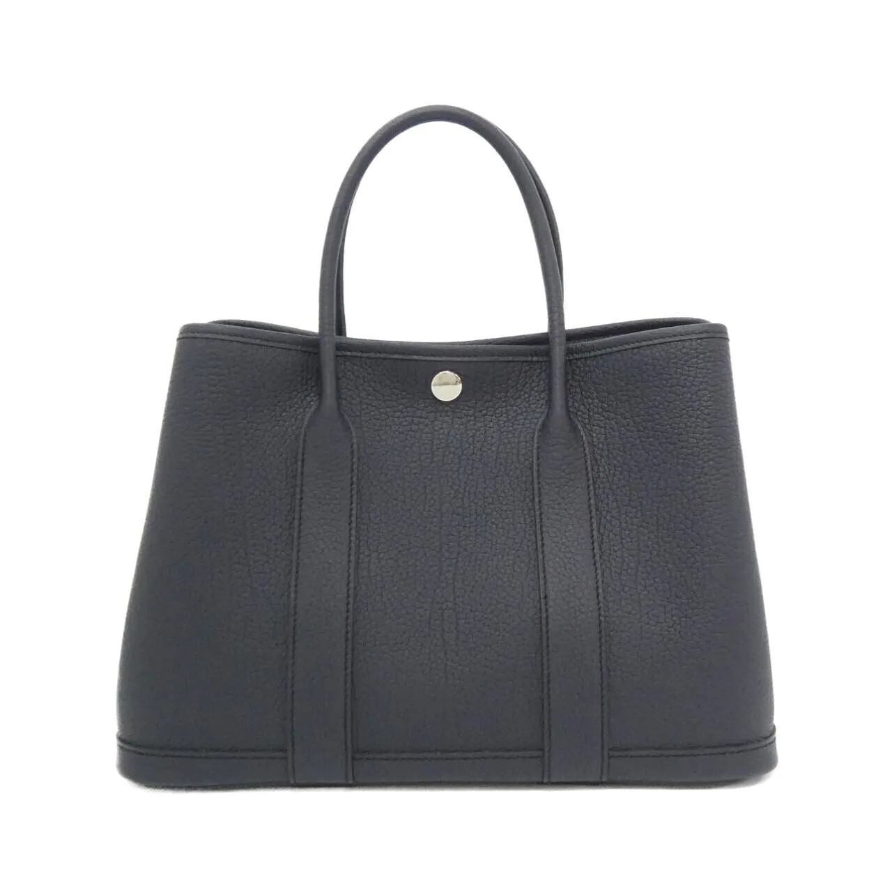 HERMES Garden Party 051568CK Tote Blue