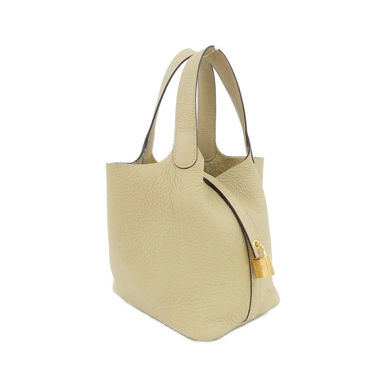 HERMES Picotin 056289CC Handbag Clemence