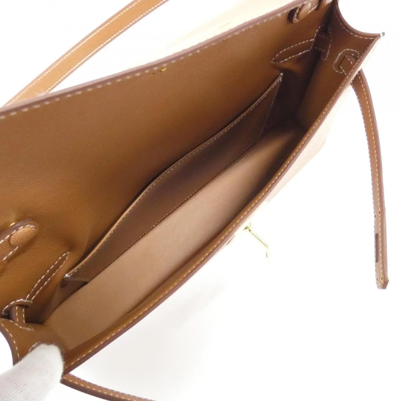 HERMES Kelly 084869CC Shoulder Gold Unused - Thumbnail 5