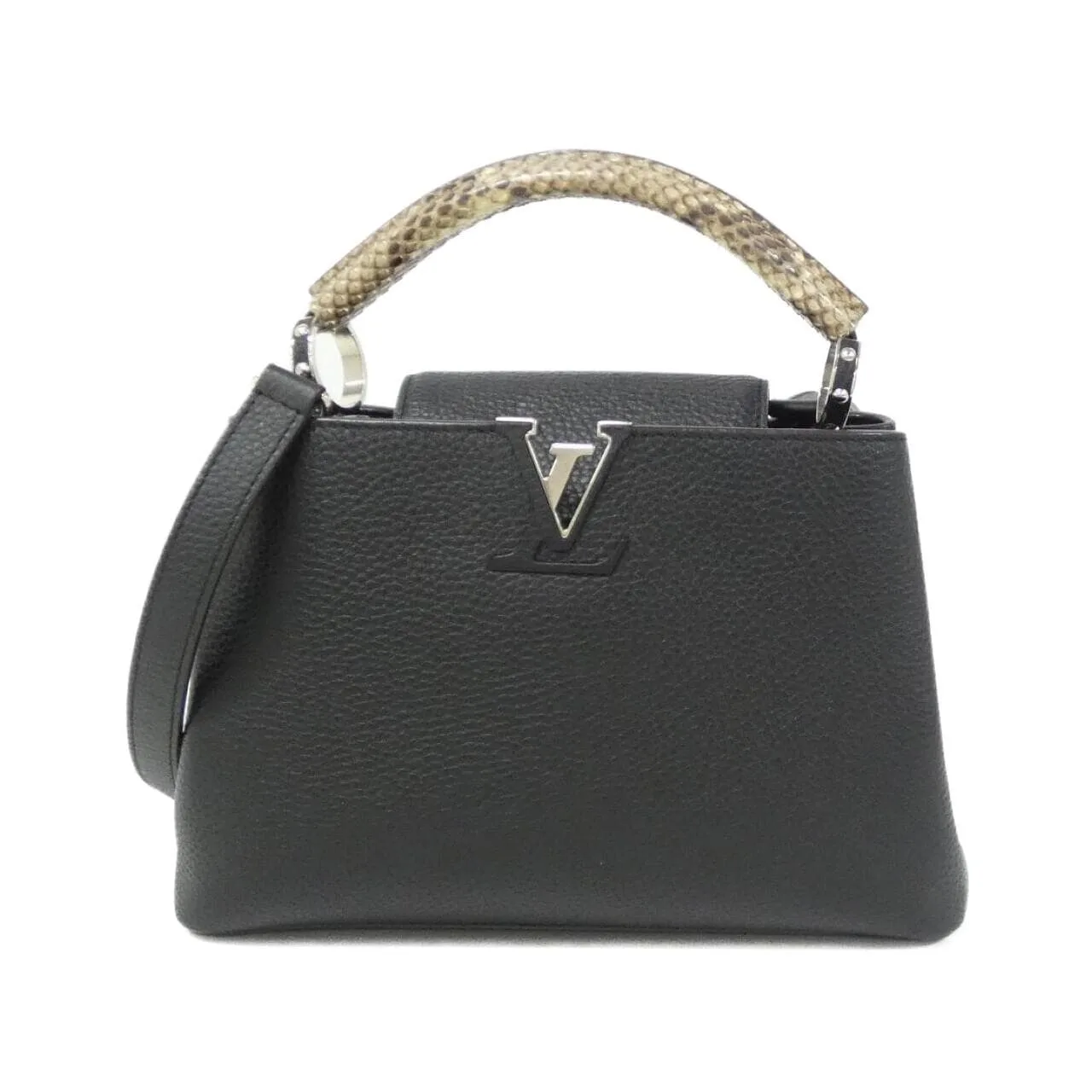 LOUIS VUITTON Capucines N92040 Handbag Leather