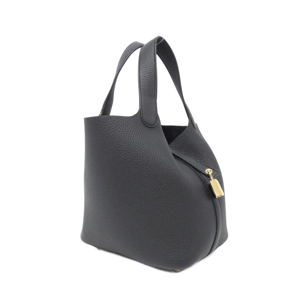 HERMES Picotin 056289CC Handbag Clemence