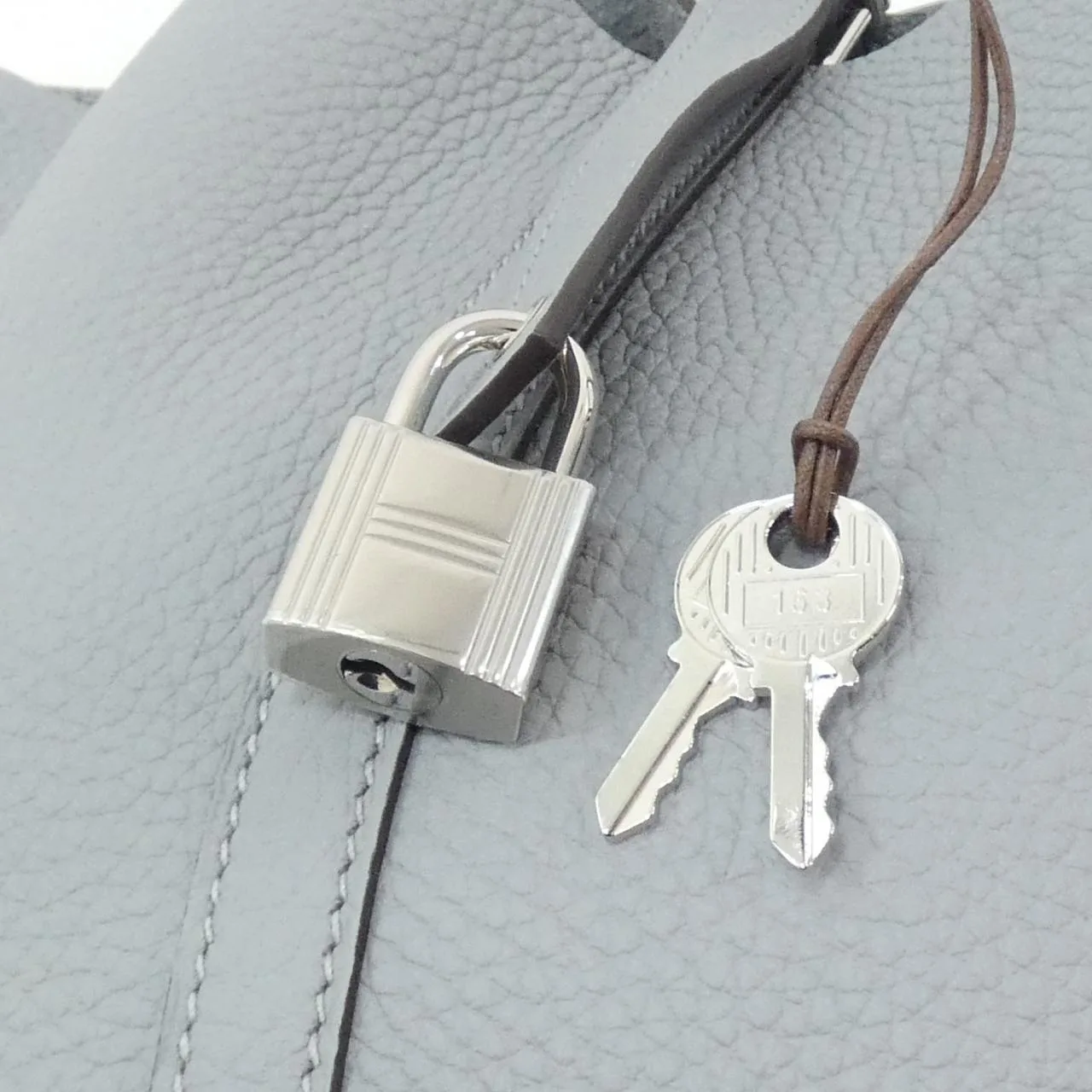 HERMES Picotin 060991CK Handbag Clemence 3
