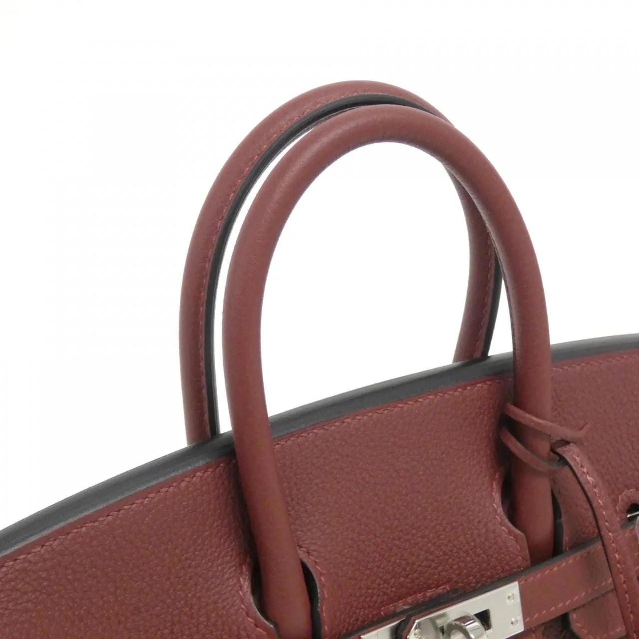 HERMES Birkin 041344CK Handbag Togo Rouge Togo Leather Unused - Thumbnail 5
