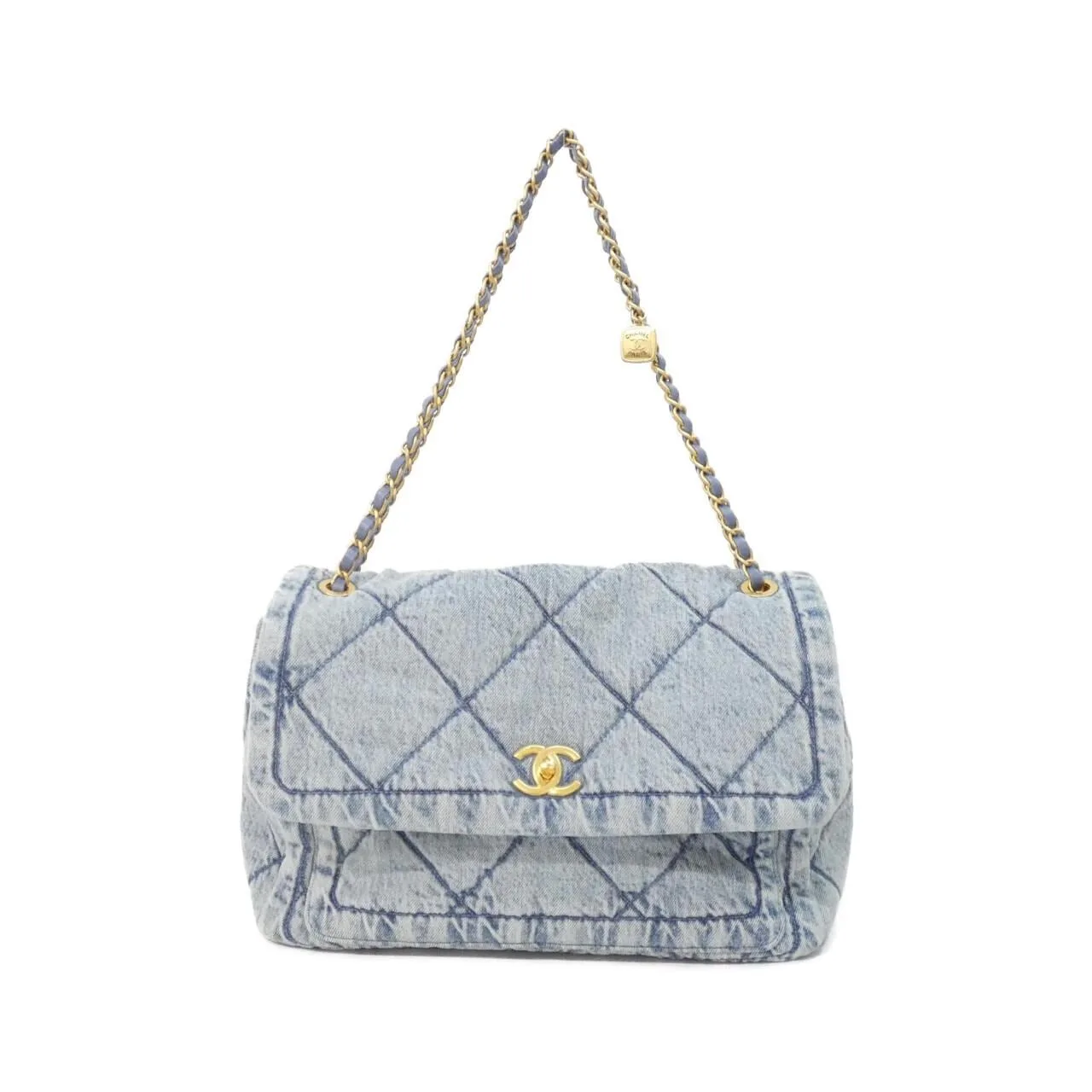 CHANEL AS5734 肩背包 牛仔布