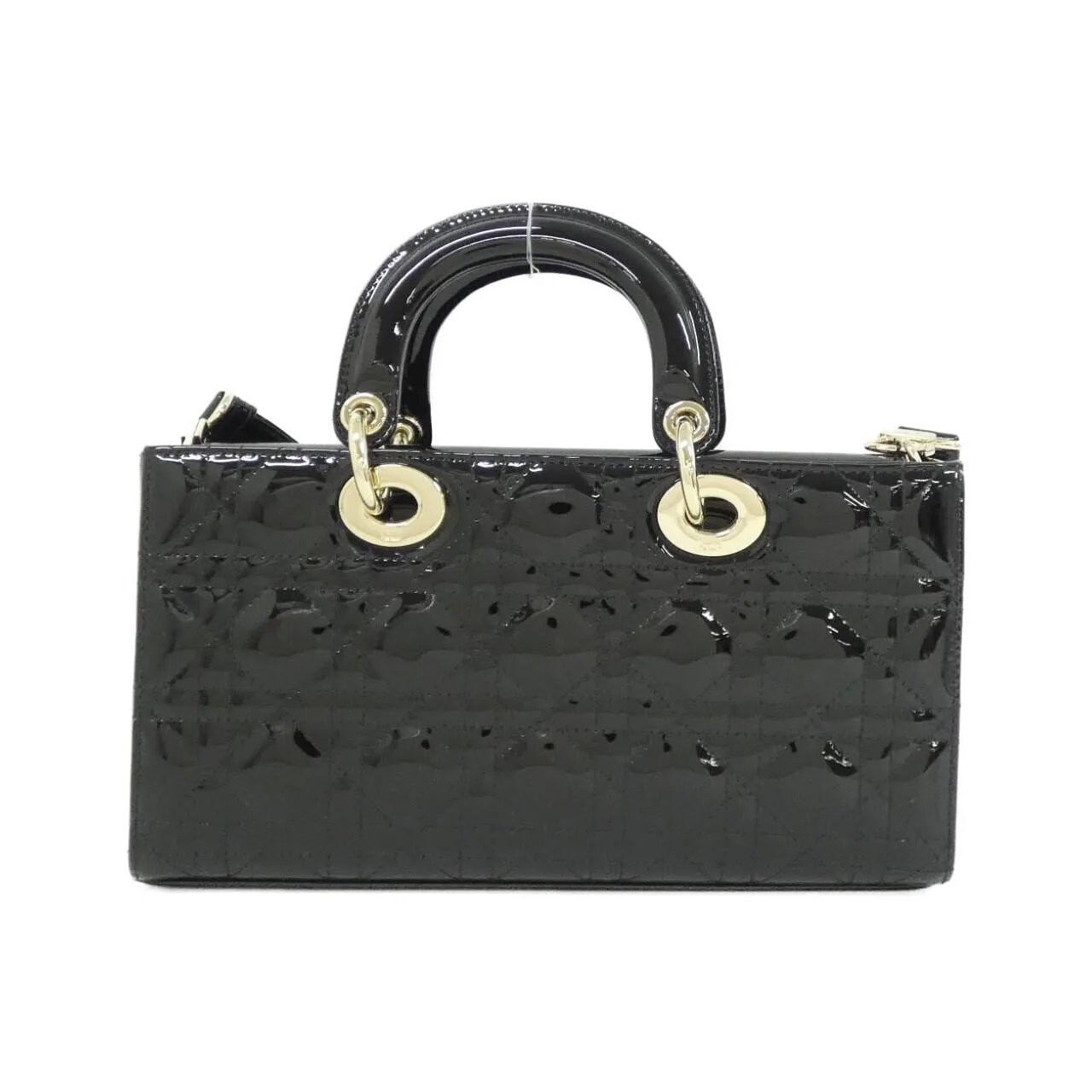 DIOR Lady D-Joy M0540OWCB Handbag Patent Leather 2
