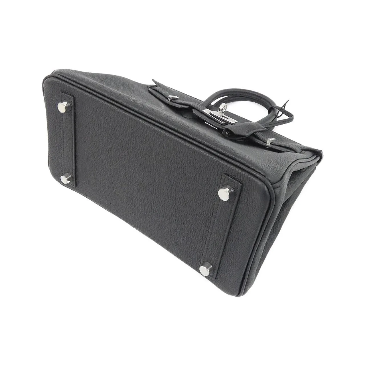HERMES Birkin 041344CK Handbag Togo Black Togo Leather Unused - Thumbnail 3