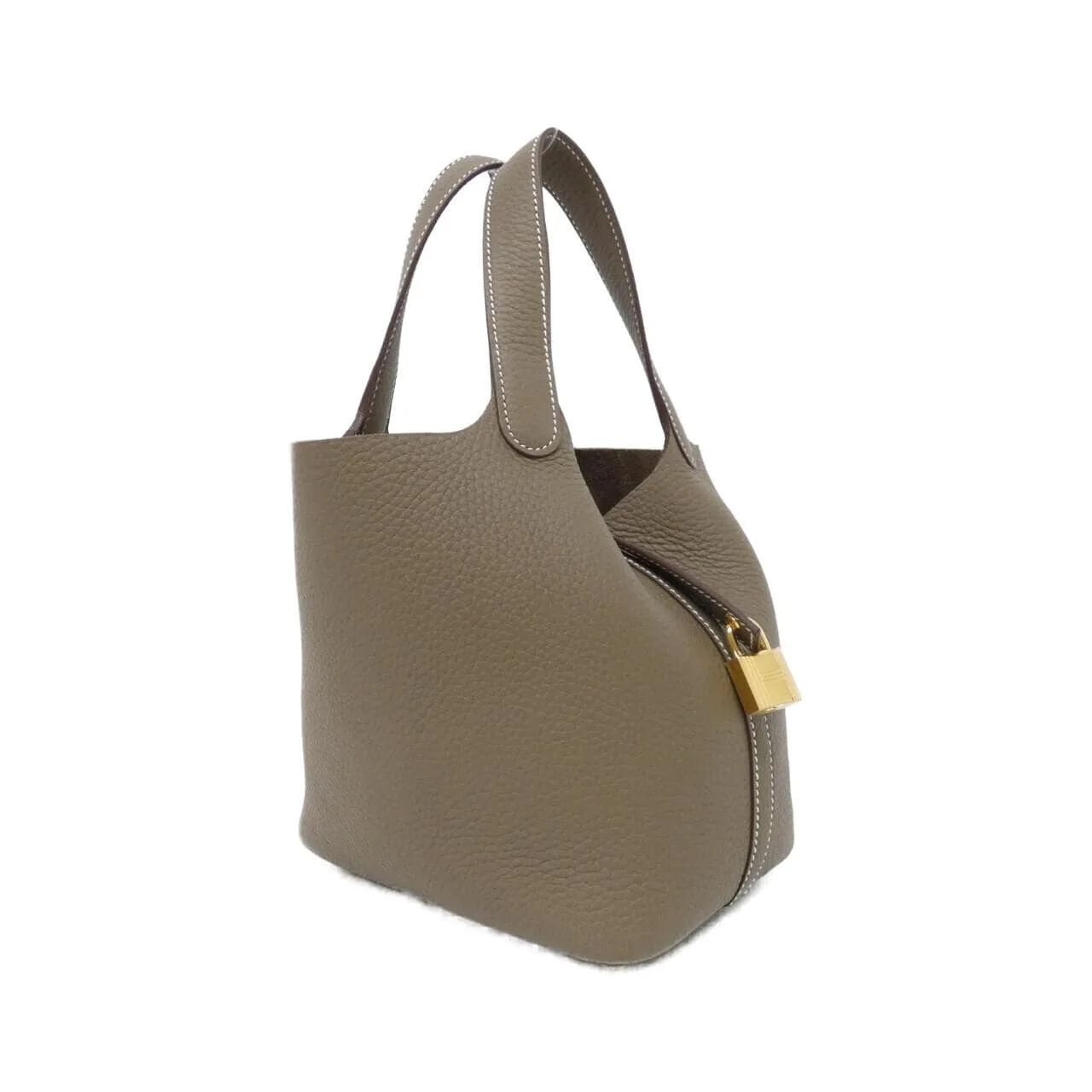 HERMES Picotin 056289CC Handbag Clemence