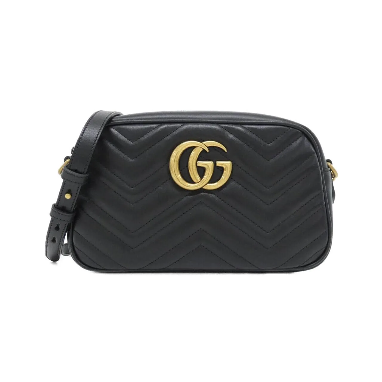 GUCCI Marmont 447632 DTD1T Shoulder Leather