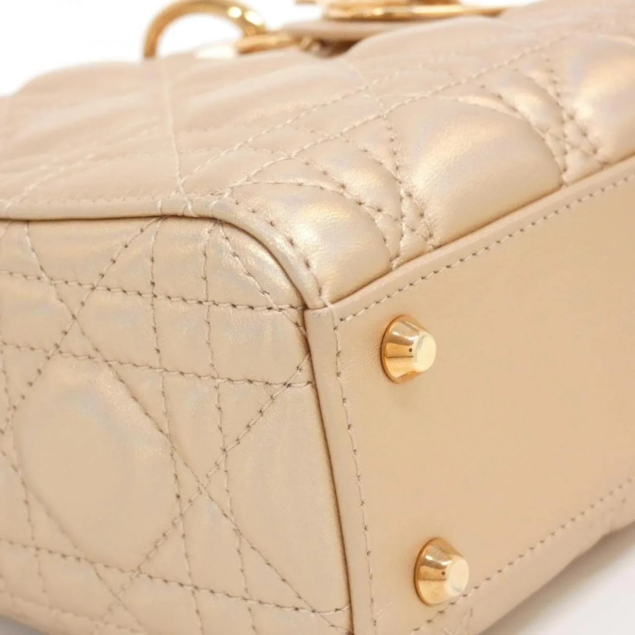 DIOR Lady Dior LADY DIOR MINI 手提包 皮革 3