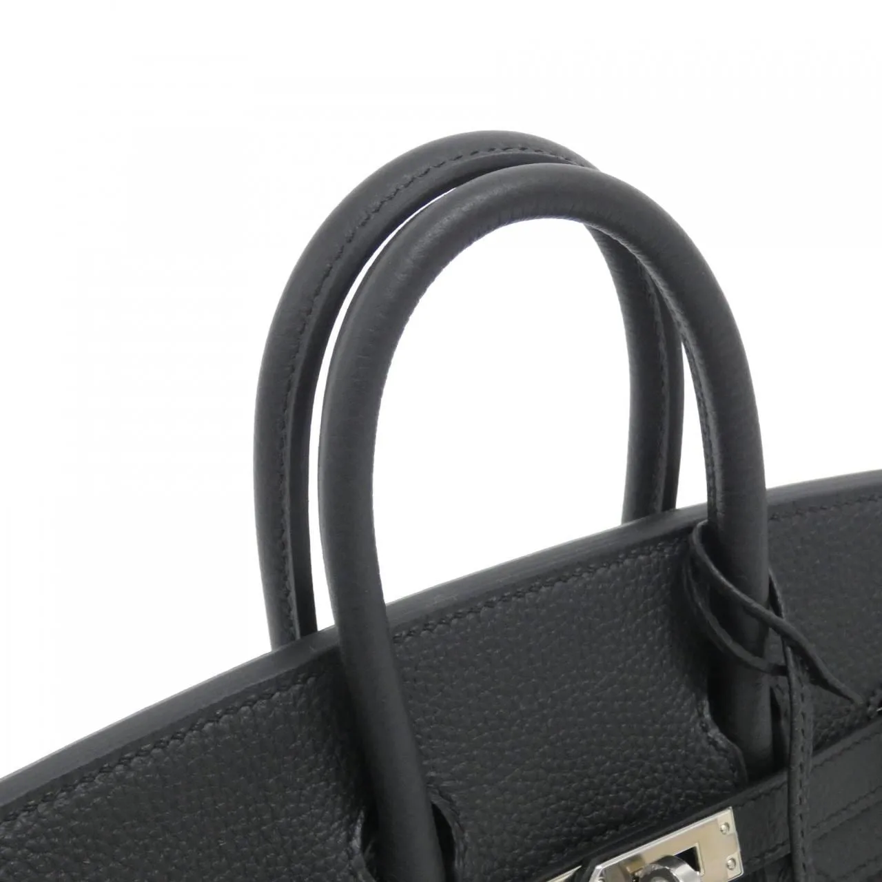 HERMES Birkin 041344CK Handbag Togo Black Togo Leather Unused - Thumbnail 5