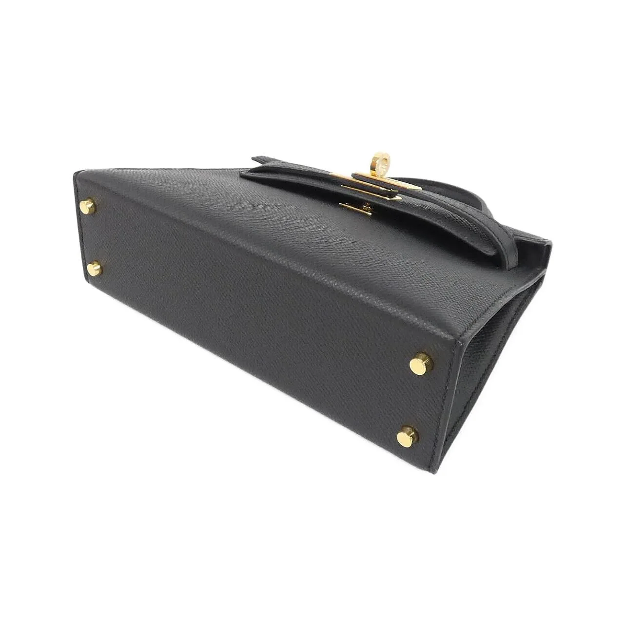 HERMES Kelly 071302CC Handbag Epsom Black Epsom Leather Unused - Thumbnail 3
