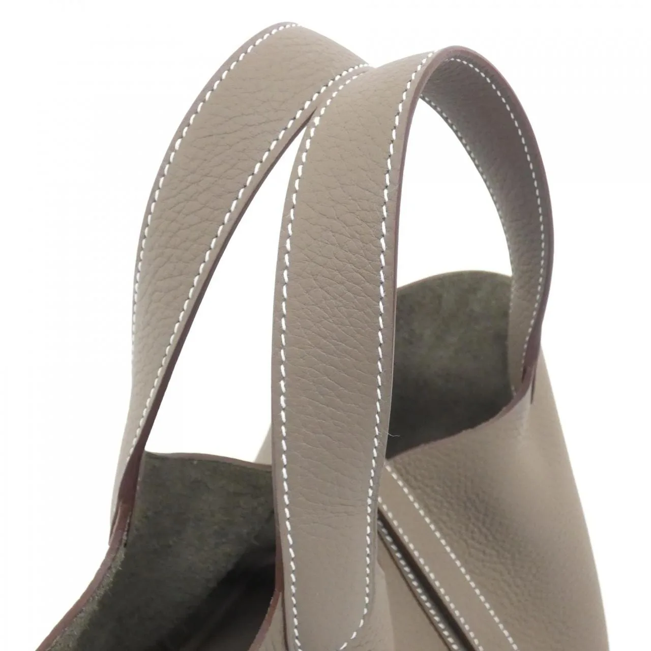 HERMES Picotin 056289CK Handbag Clemence 4