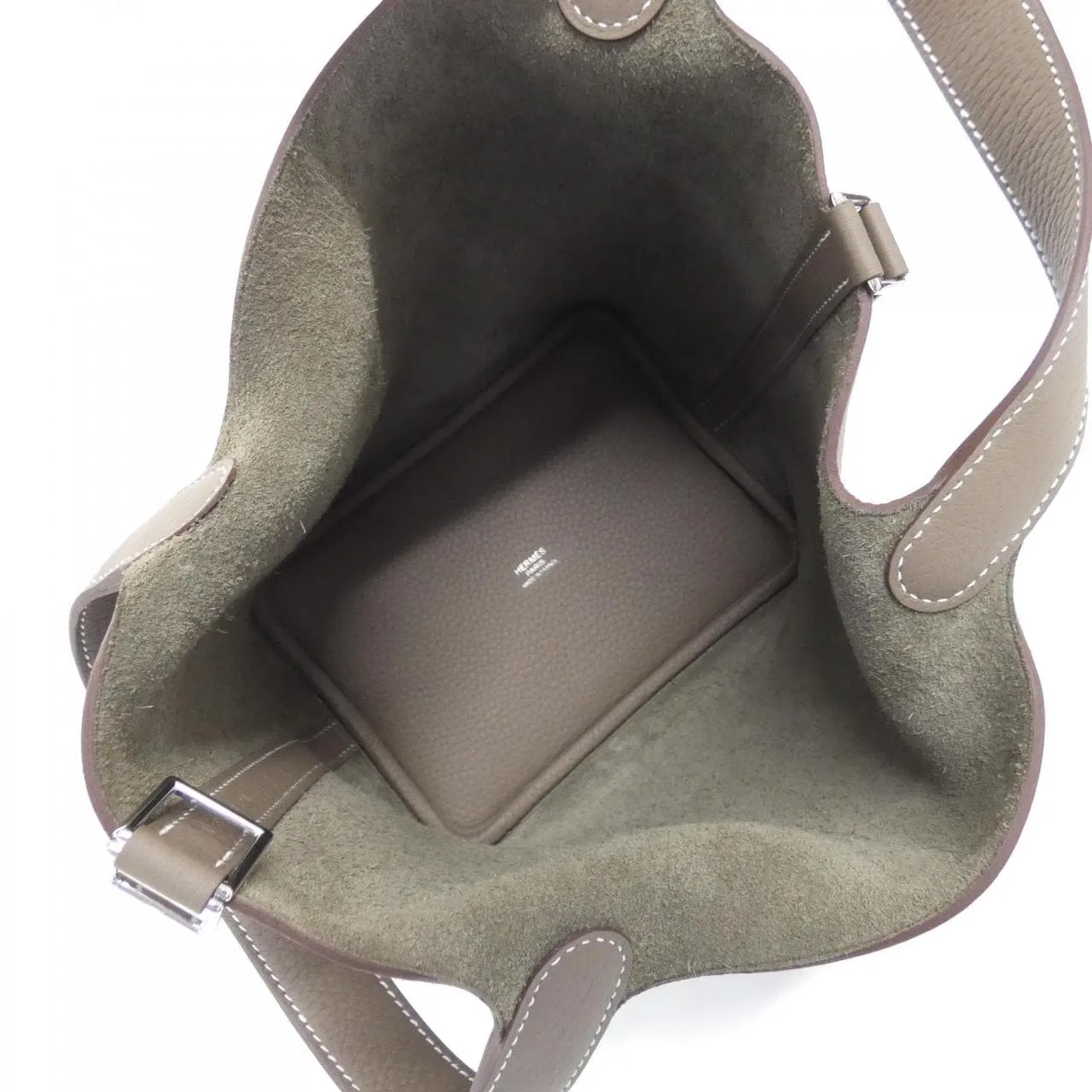 HERMES Picotin 056289CK Handbag Clemence 5