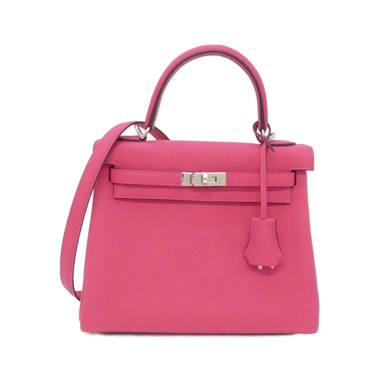 HERMES Kelly 044624CK Handbag Togo