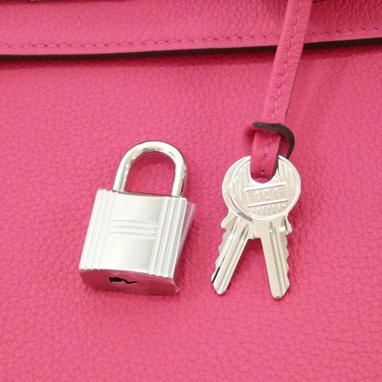 HERMES Kelly 044624CK Handbag Togo 4